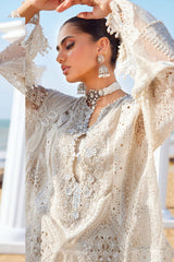 Maria B Unstitched 3 Piece Luxury Lawn Eid II Suit-EL25-09