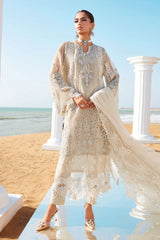 Maria B Unstitched 3 Piece Luxury Lawn Eid II Suit-EL25-09