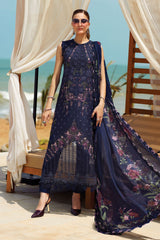 Maria B Unstitched 3 Piece Luxury Lawn Eid II Suit-EL25-10