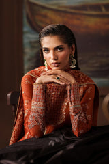 Zarif Unstitched 3 Piece Premium Chiffon Suit-ZRF-PRC-07 ELEONORE