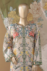 Intermix Art & Craft By HZ Stitched 3 Piece Printed Cambric Suit-ELP-3P-533-Multi
