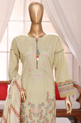 Sumi Stitched 3 Piece Emb Printed Lawn Collection'2025-EM-03-Lemon