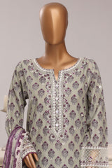 Regal By Sada Bahar Stitched 3 Piece Festive Emb Lawn Vol-03 Suit-EMB-1263-PISTA