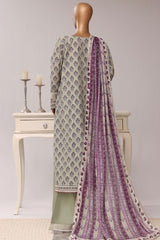 Regal By Sada Bahar Stitched 3 Piece Festive Emb Lawn Vol-03 Suit-EMB-1263-PISTA