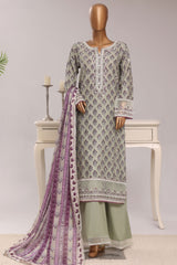 Regal By Sada Bahar Stitched 3 Piece Festive Emb Lawn Vol-03 Suit-EMB-1263-PISTA