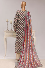 Regal By Sada Bahar Stitched 3 Piece Festive Emb Lawn Vol-03 Suit-EMB-1265-SKIN