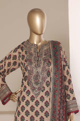 Regal By Sada Bahar Stitched 3 Piece Emb Lawn Vol-01 Suit-EMB-4253-SKIN