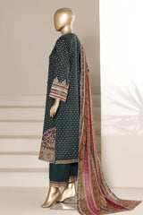 Regal By Sada Bahar Stitched 3 Piece Emb Lawn Vol-01 Suit-EMB-4261-GREEN