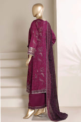 Regal By Sada Bahar Stitched 3 Piece Emb Lawn Vol-01 Suit-EMB-4283-PURPLE