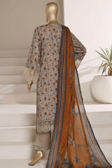 Amyrah By Sada Bahar Stitched 3 Piece Festive Emb Lawn Vol-01 Suit-EMB-4831-GREY