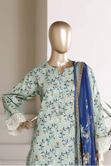 Amyrah By Sada Bahar Stitched 3 Piece Festive Emb Lawn Vol-02 Suit-EMB-4836-PISTA