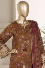 Amyrah By Sada Bahar Stitched 3 Piece Festive Emb Lawn Vol-01 Suit-EMB-4838-MUSTARD