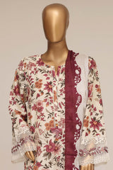Malika By Sada Bahar Stitched 3 Piece Festive Emb Lawn Vol-04 Suit-EMB-603-SKIN