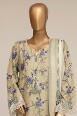 Malika By Sada Bahar Stitched 3 Piece Festive Emb Lawn Vol-04 Suit-EMB-604-PISTA