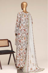 Malika By Sada Bahar Stitched 3 Piece Festive Emb Lawn Vol-04 Suit-EMB-606-GREY
