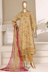Sada Bahar Stitched 3 Piece Peplum Luxury Frock Vol-03 Suit-EMB-934-DHANI