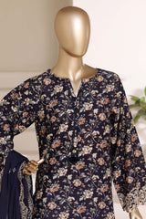 Regal By Sada Bahar Stitched 3 Piece Festive Emb Lawn Vol-02 Suit-EMB-953-BLUE