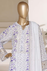 Regal By Sada Bahar Stitched 3 Piece Festive Emb Lawn Vol-02 Suit-EMB-962-SKY