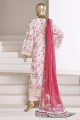 Sada Bahar Stitched 3 Piece Festive Emb Lawn With Fancy Dupatta Vol-02 Suit-EMB-986-PINK