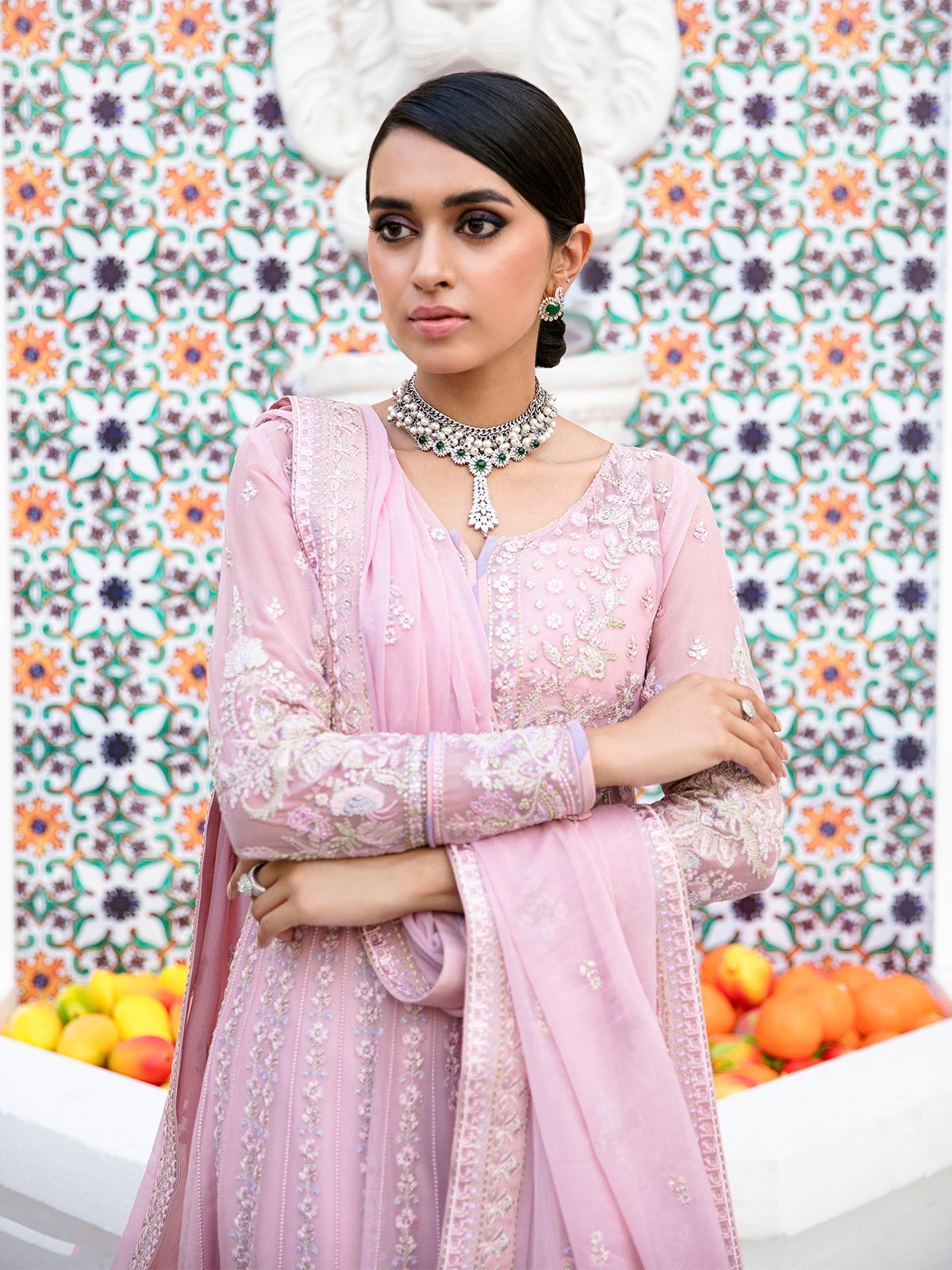 Gulaal Stitched 3 Piece Luxury Emb Pret Vol-01 Collection'2023-Sasha - (GL-EP23V1-14)