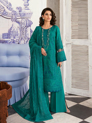 Gulaal Stitched 3 Piece Luxury Emb Pret Vol-01 Suit-Sairaab - (GL-EP23V1-16)