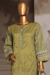 Aashkaar By HZ Stitched 3 Piece Emb Lawn Vol-04 Suit-EPL-013