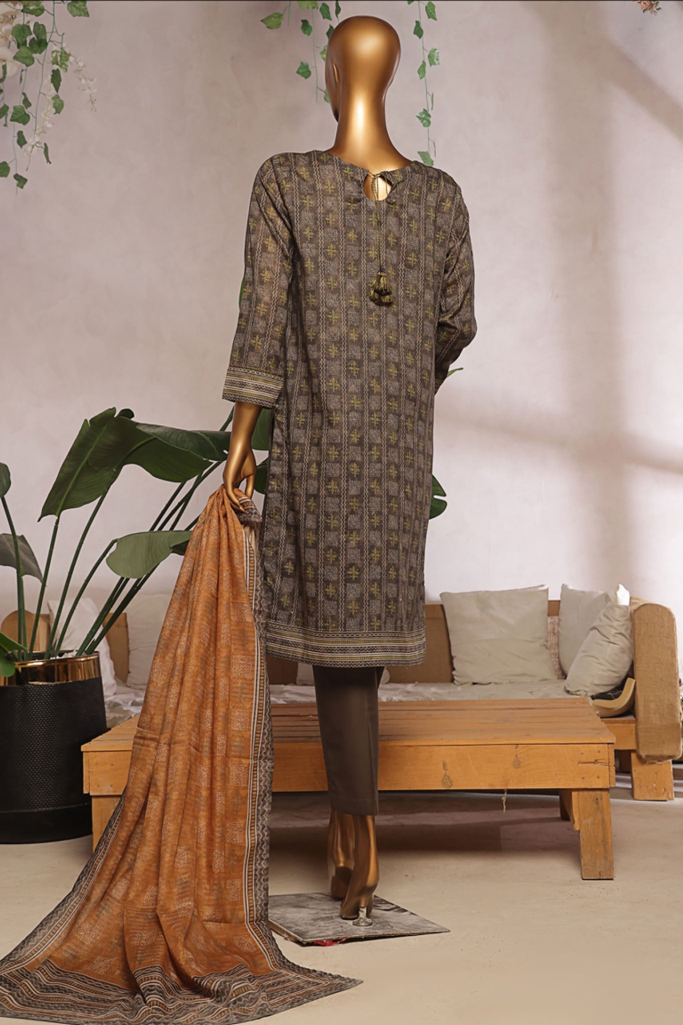 Aashkaar By HZ Stitched 3 Piece Emb Lawn Vol-05 Collection-EPL-009