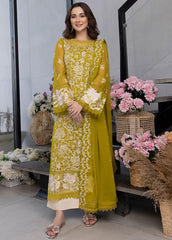 Ensembles by Azure Unstitched 3 Piece Chiffon Eid Suit-ES-027