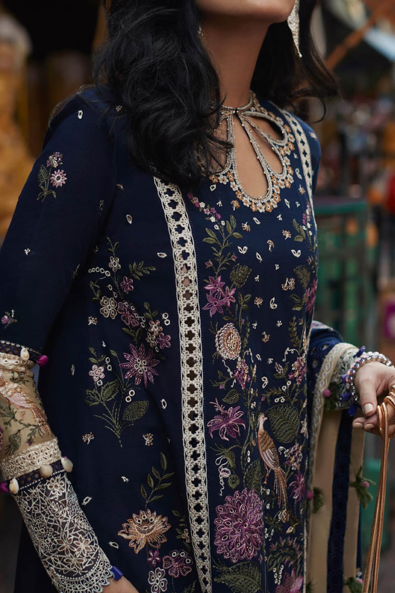 Elan Unstitched 3 Piece Embroidered Winter Collection'2022-EW-04-Darien