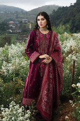 Zara Shahjahan Unstitched 3 Piece Winter Shawl Suit-Ezel