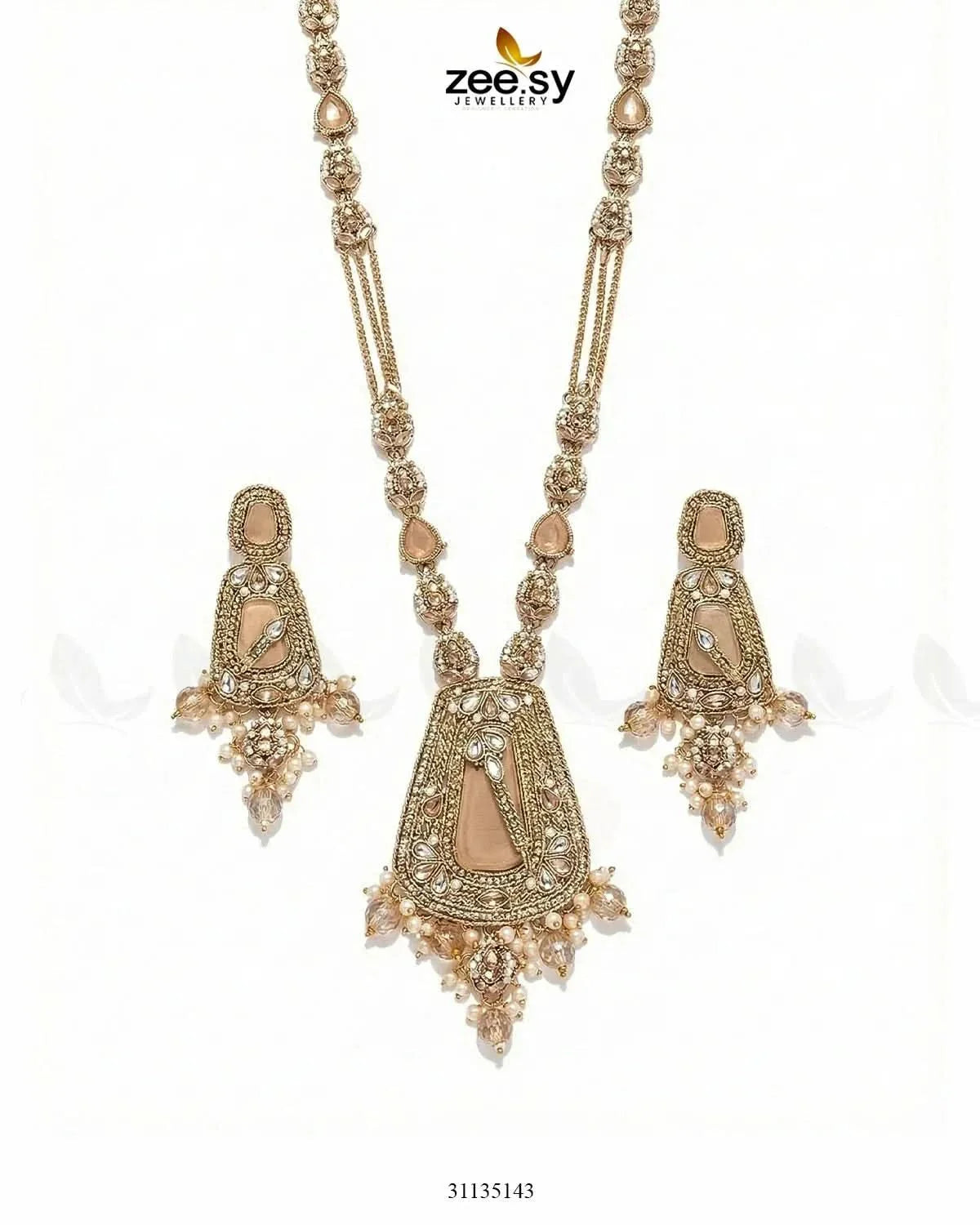 Egyptian Faux Pearl Malla Set
