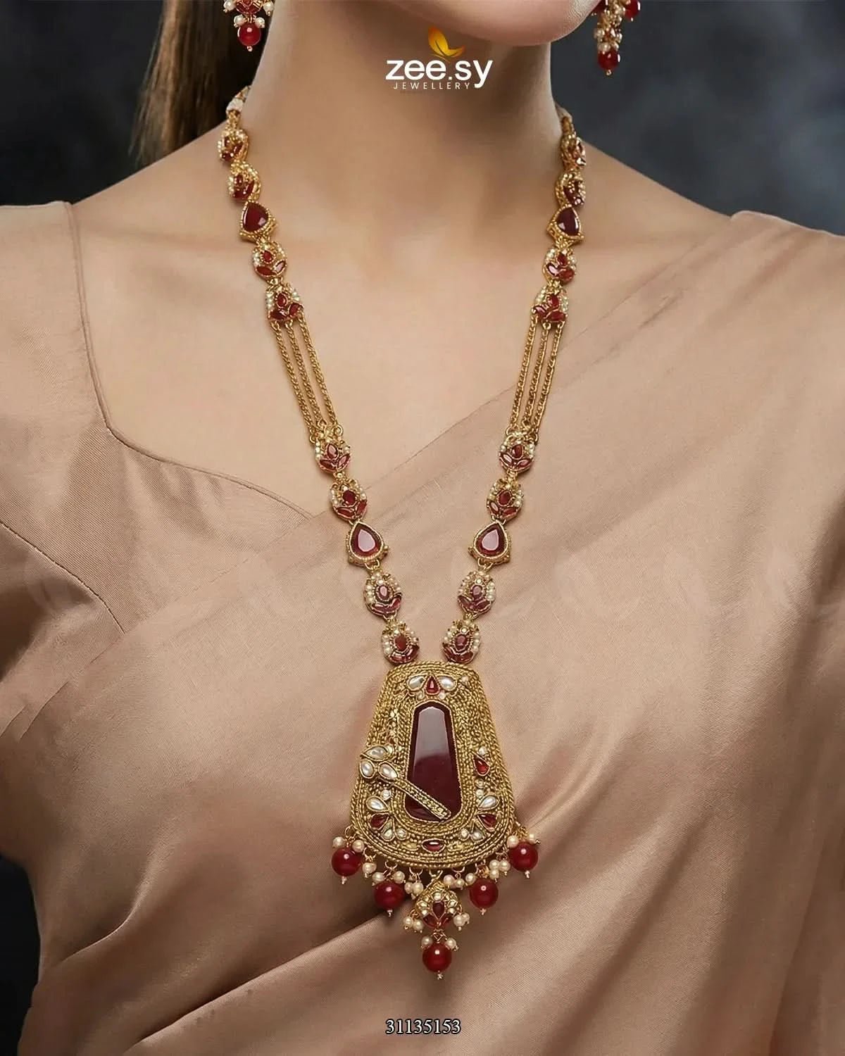 Egyptian Faux Pearl Malla Set