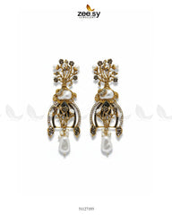 Elaborate Baroque Pearl Earrings - Zeesy Jewellery