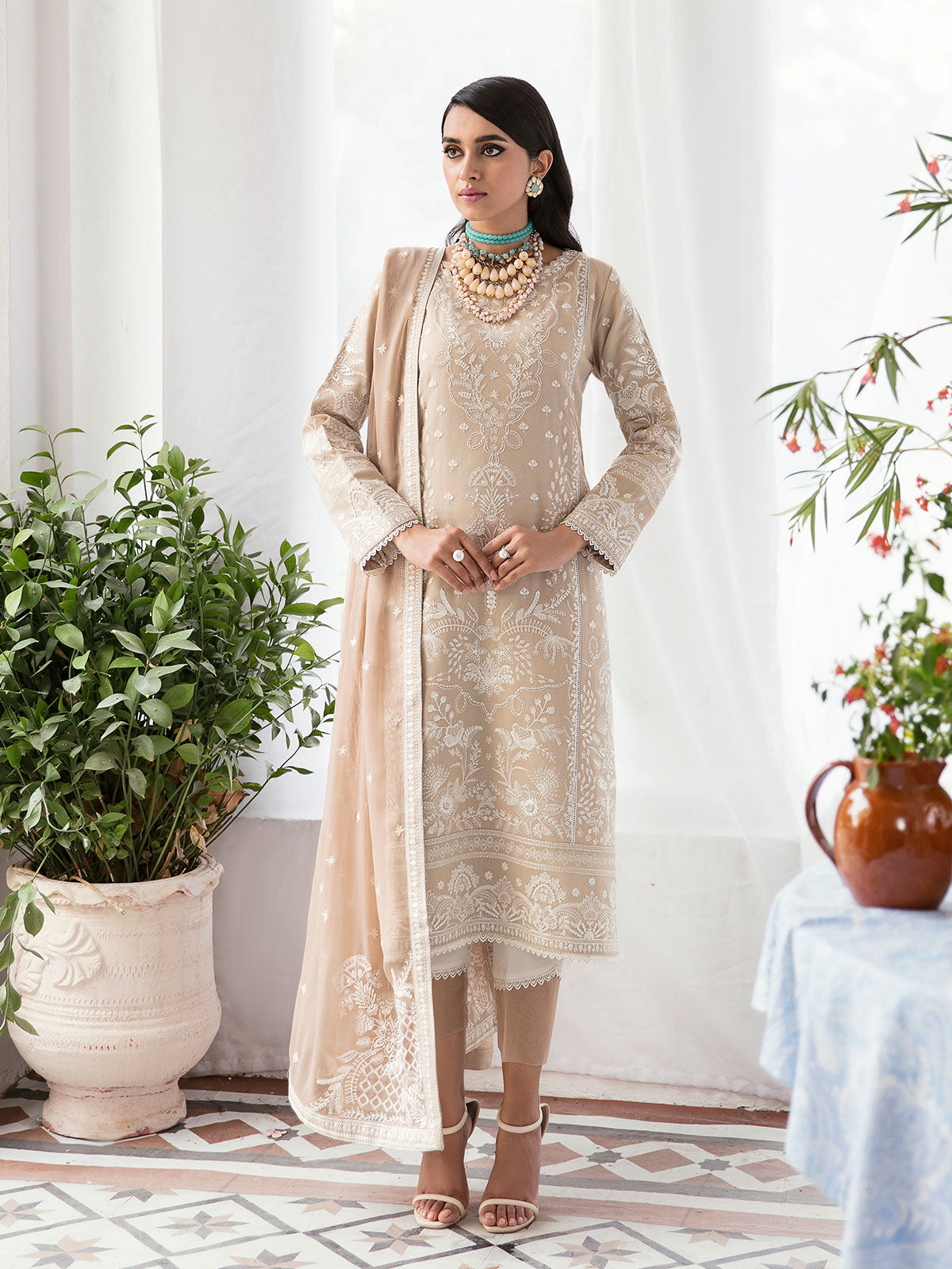 Gulaal Stitched 3 Piece Luxury Emb Pret Vol-01 Collection'2023-Meraki (GL-EP23V1-10)
