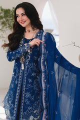 Sahil By Qalamkar Unstitched 3 Piece Luxury Lawn Suit-SA-16-Esma