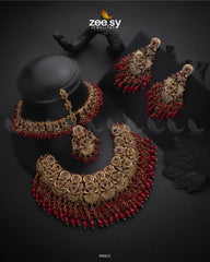 Esra Bridal Set Red - Zeesy Jewellery