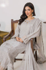 Serene By Azmeerah Stitched 3 Piece Hand Emb Festive Pret Suit-05-Ethereal Charm