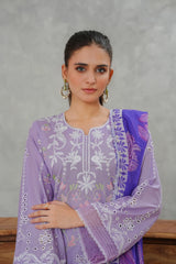 Serena by Madiha Gohar Stitched Summer Suit-Ethereal Charm