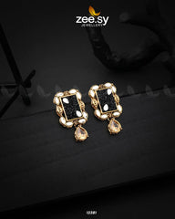 Ethereal Earrings Black - Zeesy Jewellery