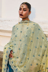 Hussain Rehar Unstitched 3 Piece Luxury Lawn Suit-Eupic