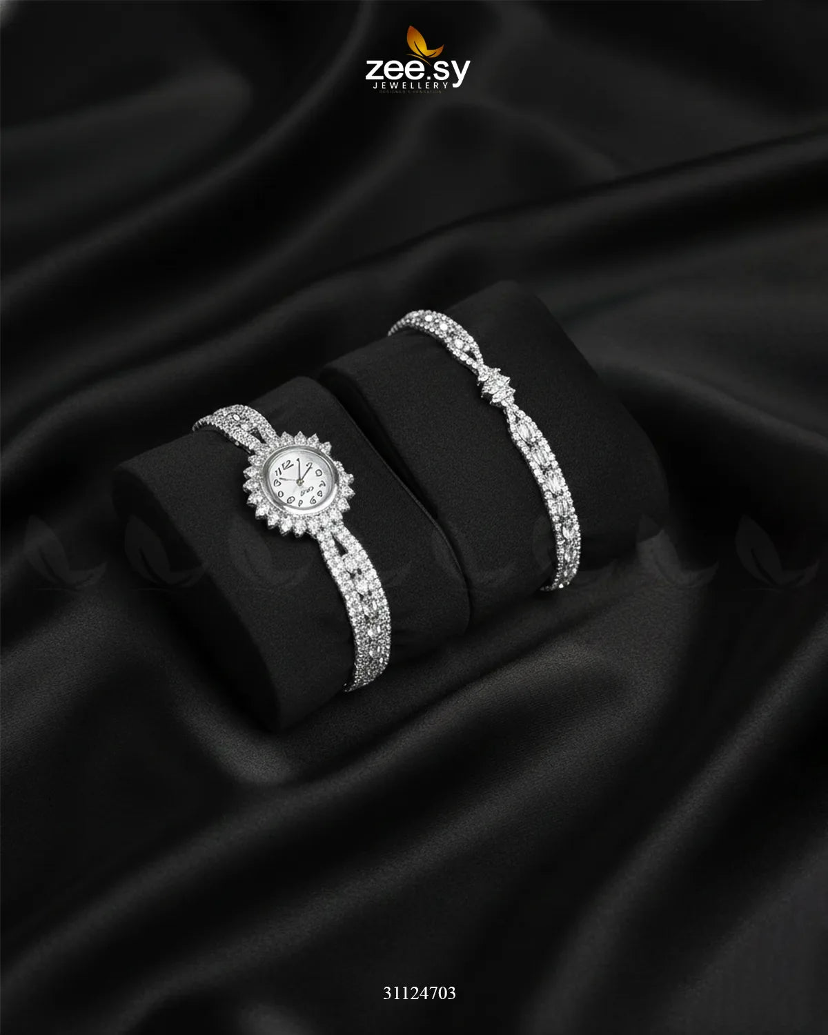 Exquisite Precious Bracelet Watch - Zeesy Jewellery