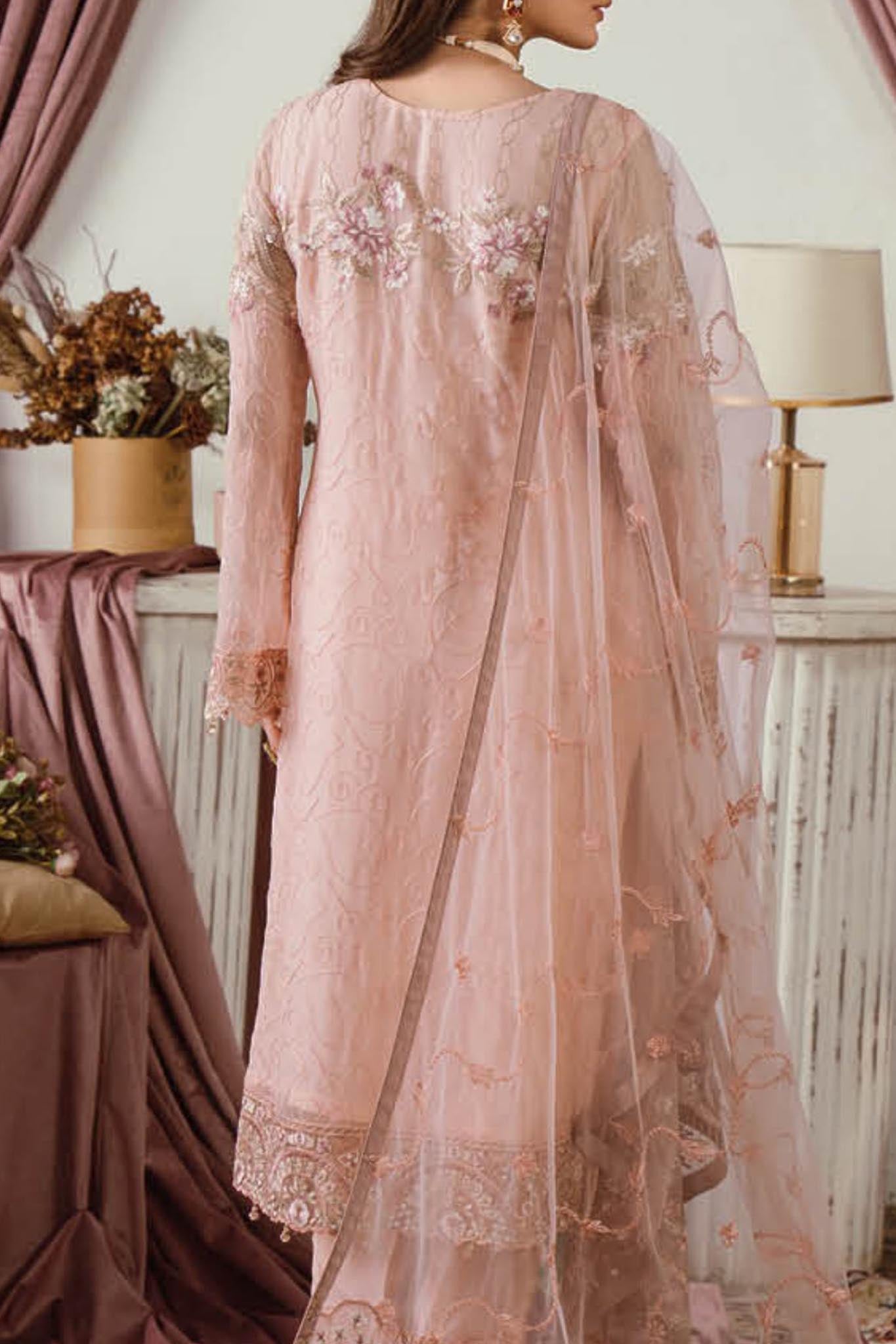 Ramsha Unstitched 3 Piece Chiffon Vol-25 Collection'2024-F-2502