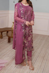 Ramsha Unstitched 3 Piece Chiffon Vol-25 Collection'2024-F-2509
