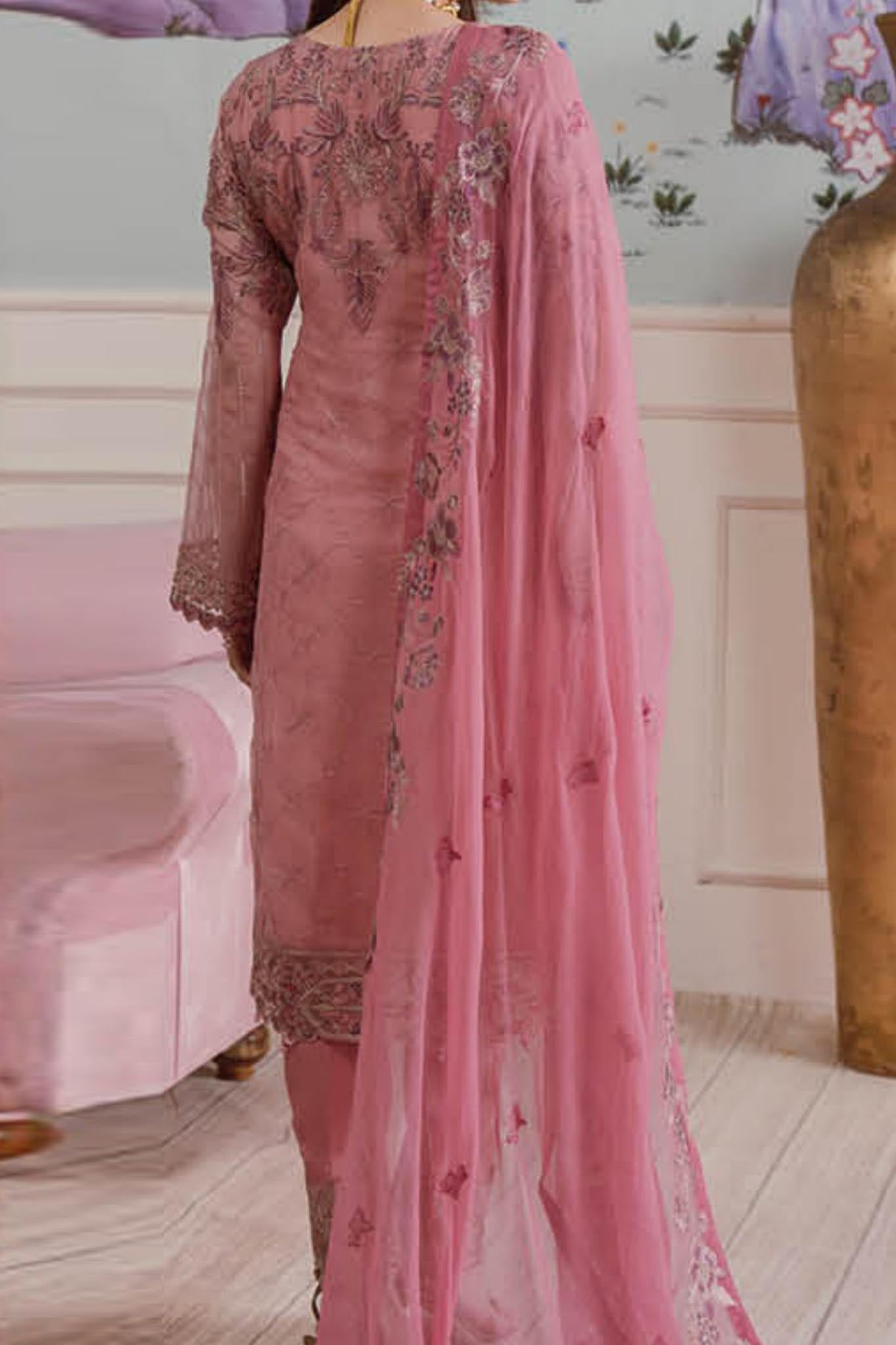 Ramsha Unstitched 3 Piece Chiffon Vol-25 Collection'2024-F-2511