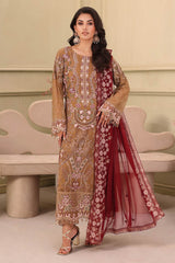 Ramsha Unstitched 3 Piece Luxury Chiffon Vol-27 Collection'2025-F-2702