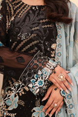 Ramsha Unstitched 3 Piece Luxury Chiffon Vol-27 Suit-F-2703