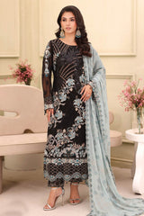 Ramsha Unstitched 3 Piece Luxury Chiffon Vol-27 Suit-F-2703