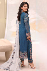 Ramsha Unstitched 3 Piece Luxury Chiffon Vol-27 Suit-F-2707