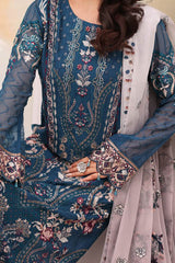 Ramsha Unstitched 3 Piece Luxury Chiffon Vol-27 Suit-F-2707