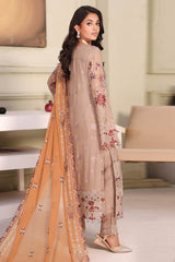Ramsha Unstitched 3 Piece Luxury Chiffon Vol-27 Suit-F-2708
